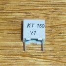 KT-Kondensator 1,2 nF 160 V 5% radial grau